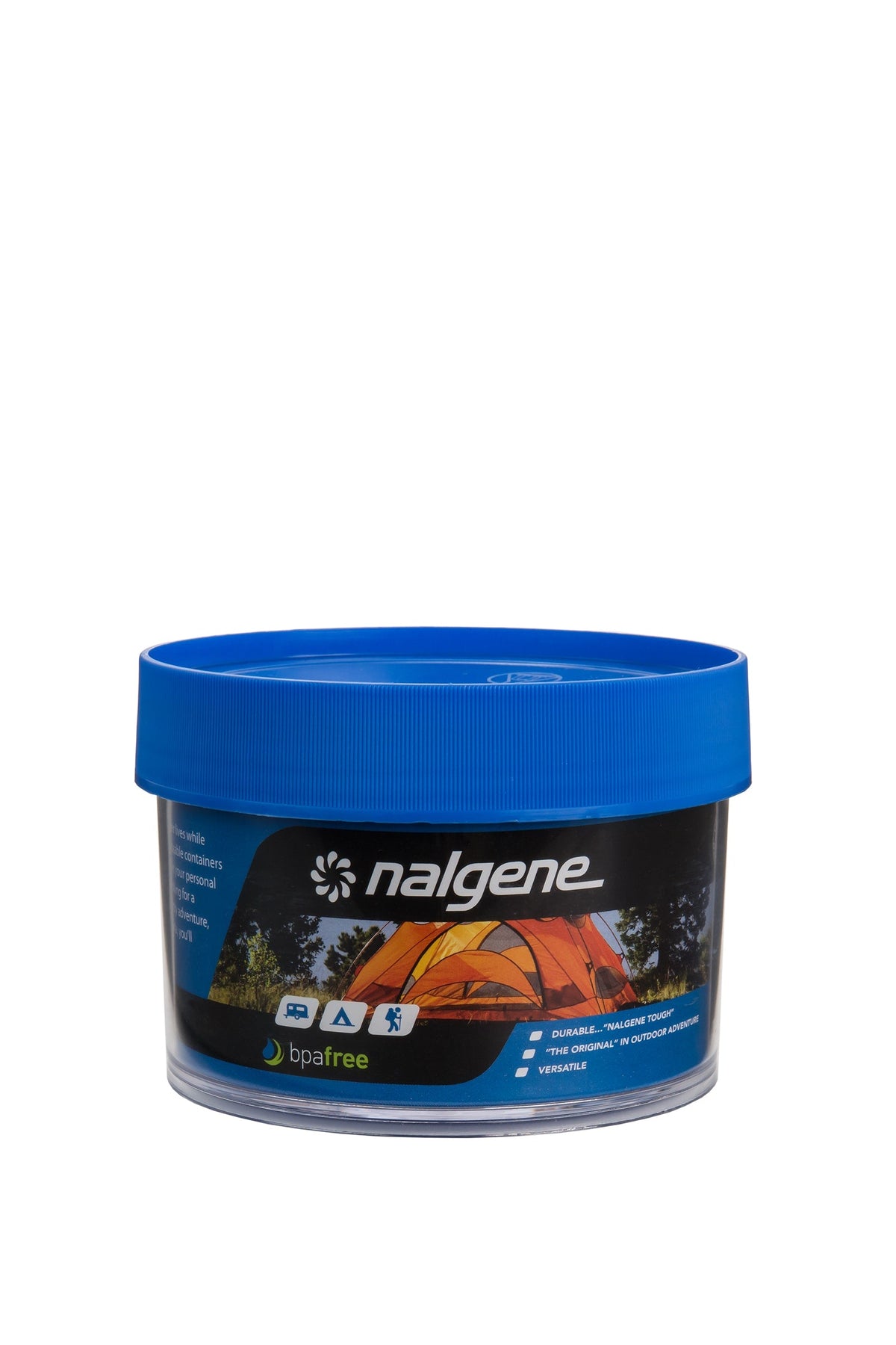 Nalgene product image: 16oz Storage Jar – Blue Lid J4 — 16oz Storage Jar – Blue Lid