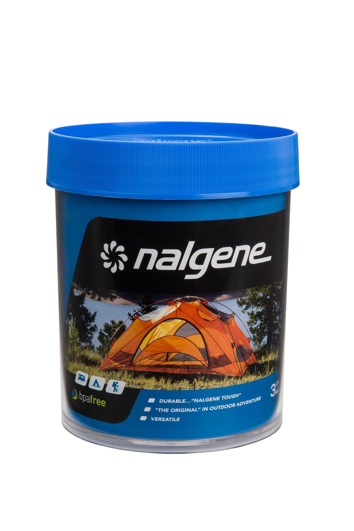 Nalgene product image: 32oz Storage Jar – Blue Lid N6 — 32oz Storage Jar – Blue Lid
