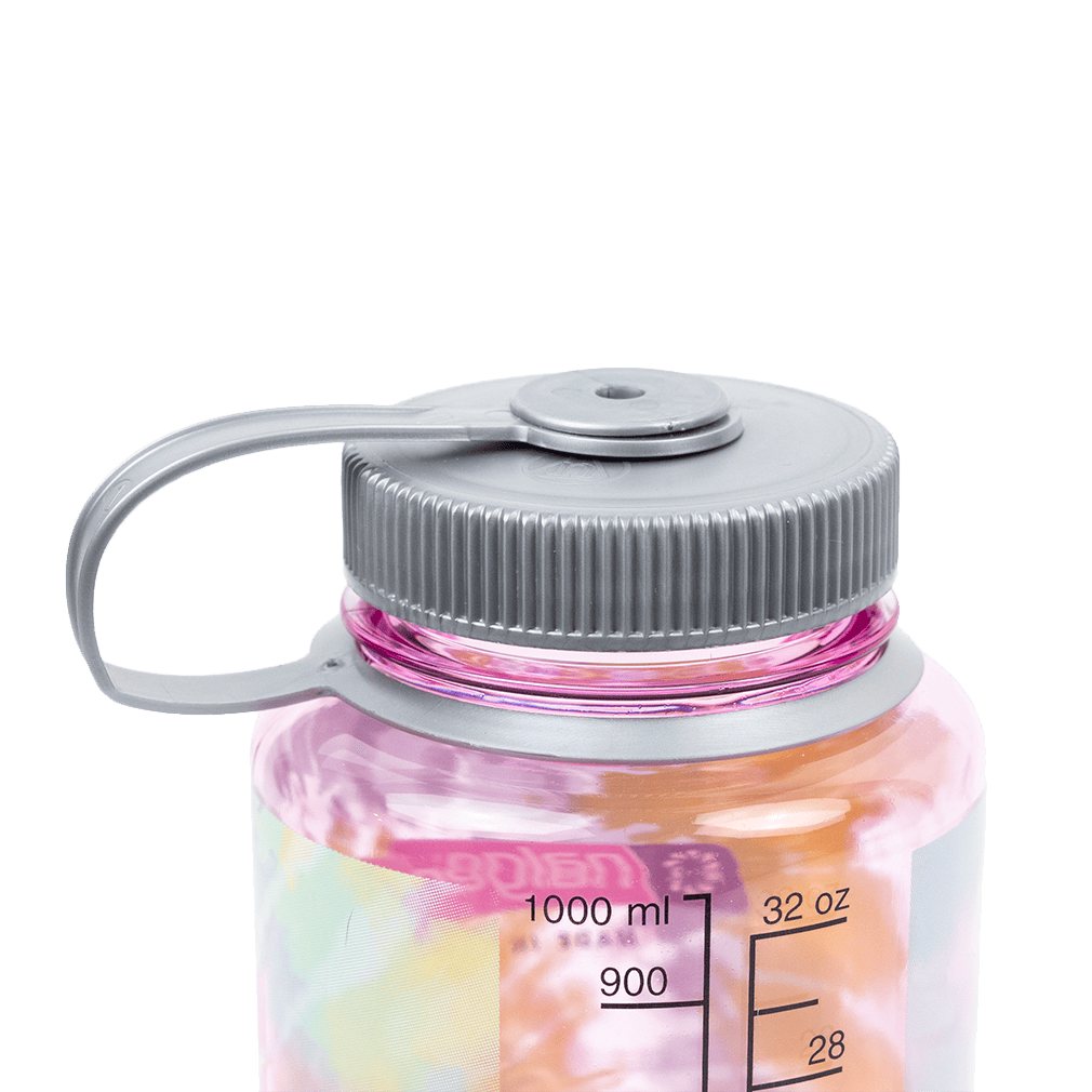 Nalgene product view: 32oz Wide Mouth Tie-Dye Print Bottles E9 — 32oz Wide Mouth Tie-Dye Print Bottles