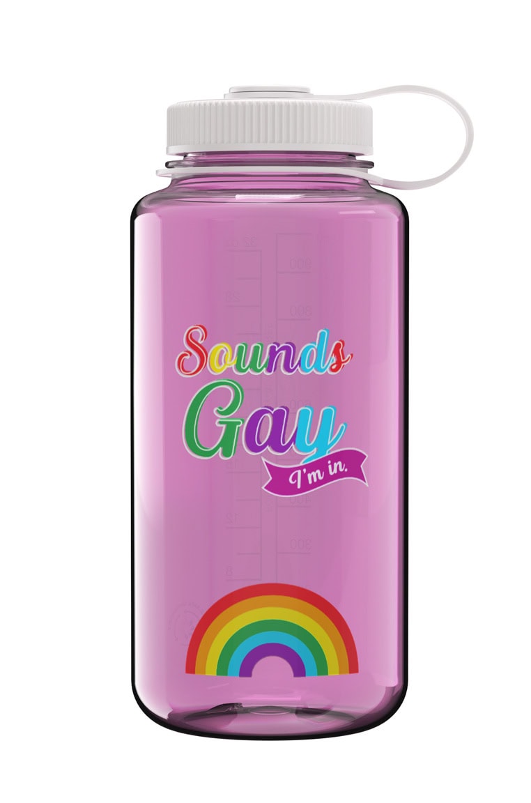 Nalgene product detail: 32oz Wide Mouth Pride Bottle W3 — 32oz Wide Mouth Pride Bottle