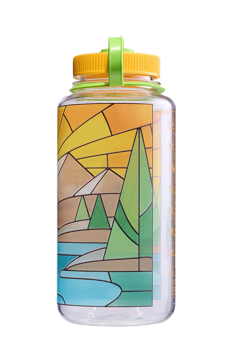 Nalgene product image: 32oz Wide Mouth Stained Glass Print Bottles N0 — 32oz Wide Mouth Stained Glass Print Bottles