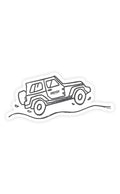 Nalgene product image: SUV Sticker D2 — SUV Sticker