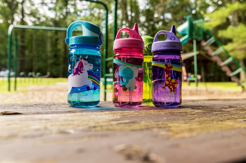 Nalgene product detail: 12oz Kids Grip-N-Gulp with Graphics F3 — 12oz Kids Grip-N-Gulp with Graphics