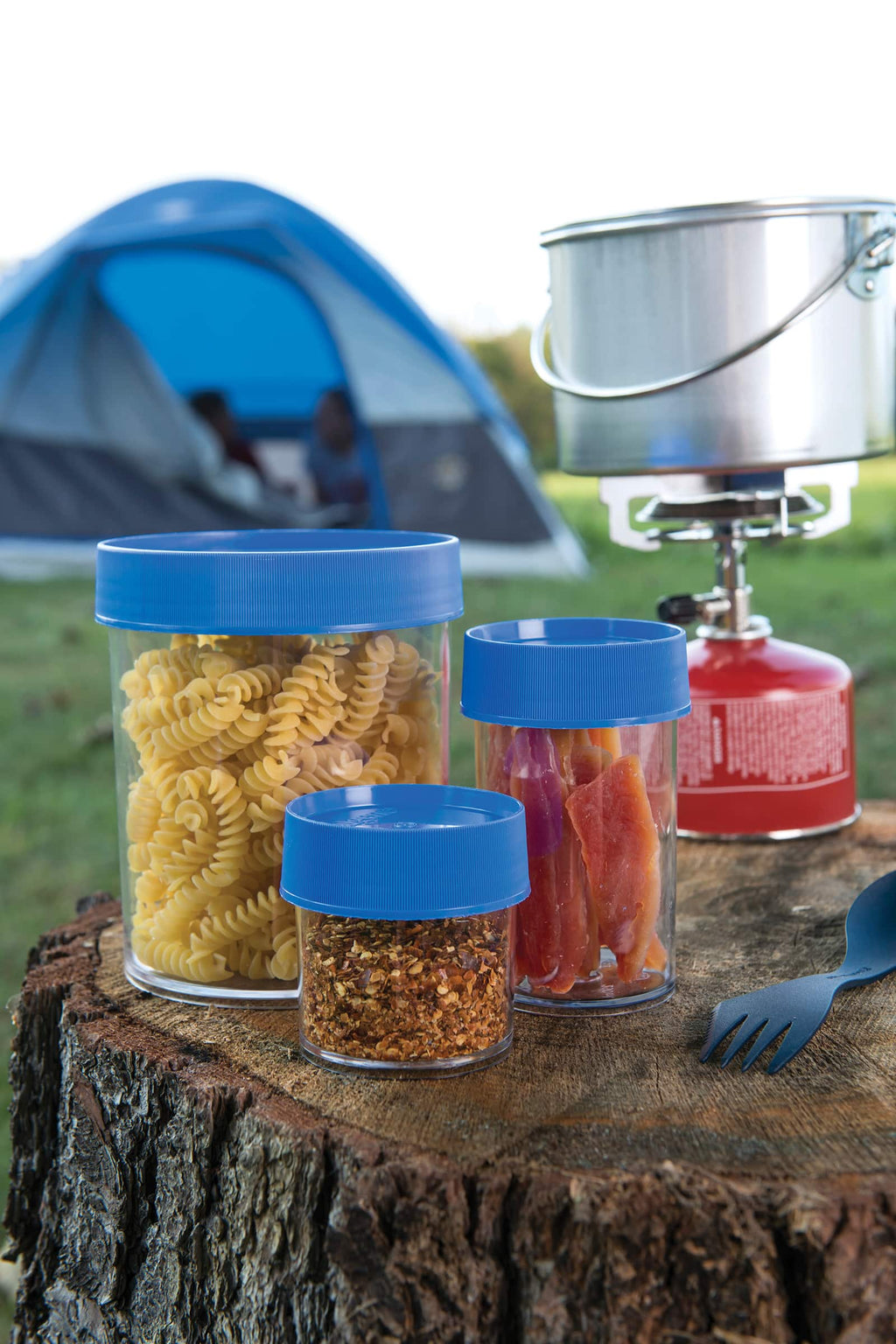 Nalgene product image: 16oz Storage Jar – Blue Lid J4 — 16oz Storage Jar – Blue Lid