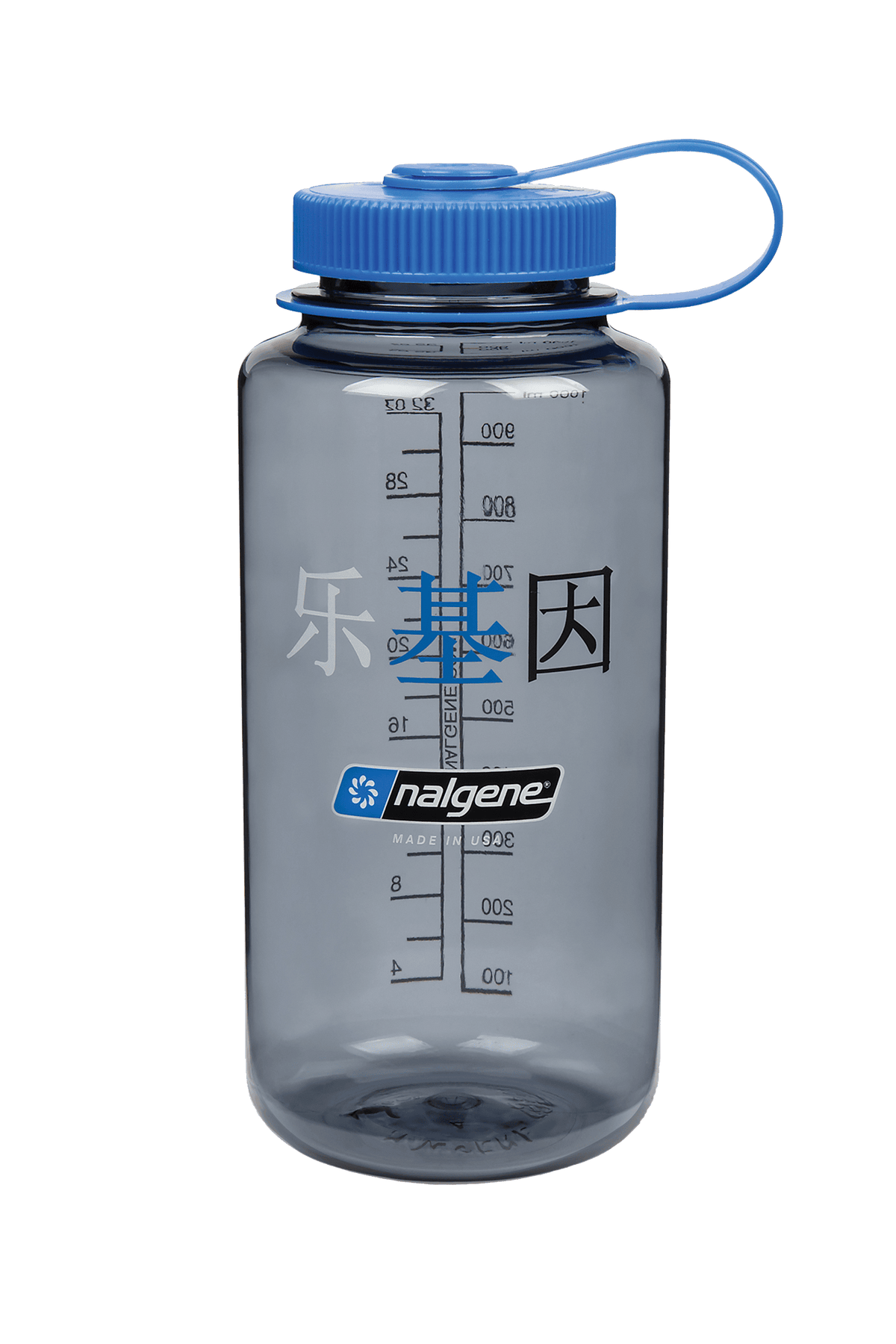 Nalgene product image: 32oz Wide Mouth “Happy Gene” Bottle C8 — 32oz Wide Mouth “Happy Gene” Bottle