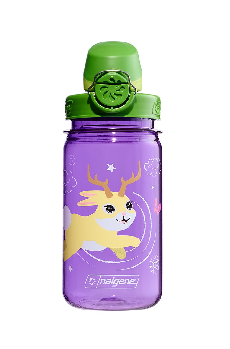 Nalgene product view: 12oz On-The-Fly Kids Lock-Top Bottle with Graphics I1 — 12oz On-The-Fly Kids Lock-Top Bottle with Graphics