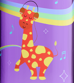 Nalgene product view: 12oz Kids Grip-N-Gulp with Graphics F3 — 12oz Kids Grip-N-Gulp with Graphics