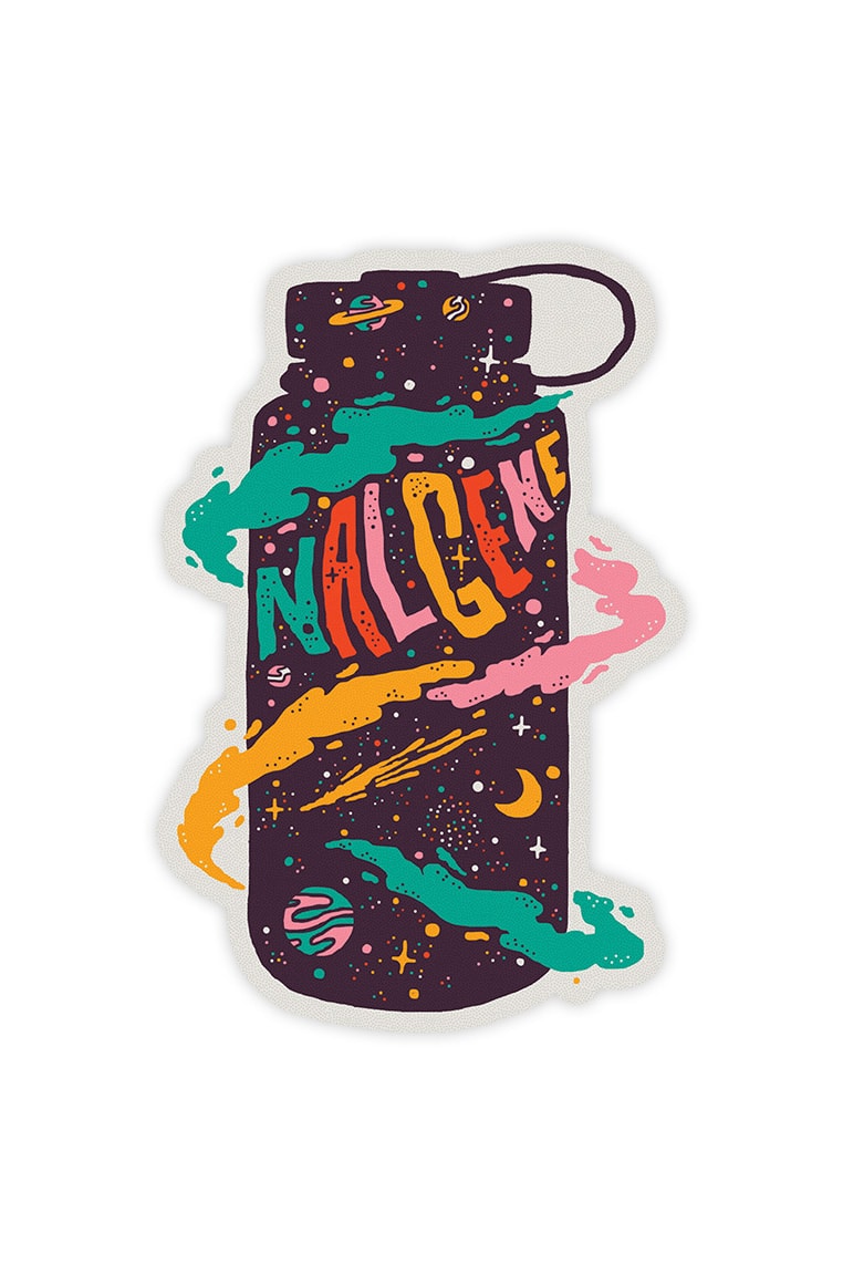 Galactic Nalgene Sticker — Galactic Nalgene Sticker Y7