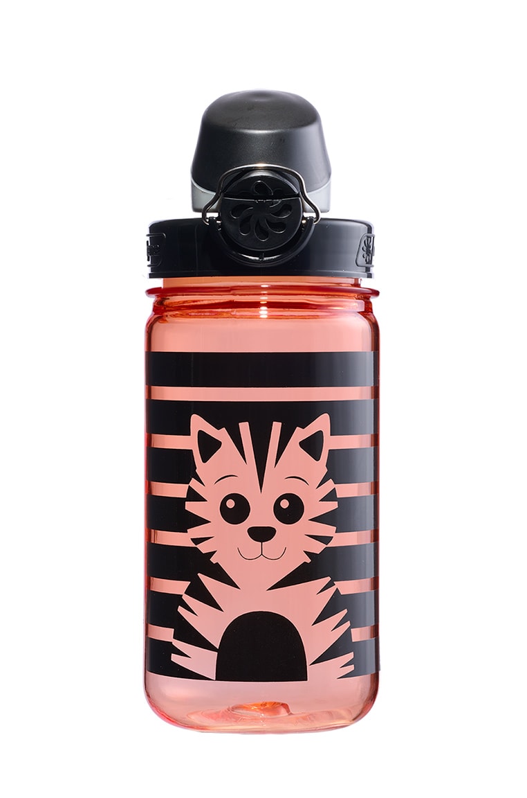 Nalgene product detail: 12oz On-The-Fly Kids Lock-Top Bottle with Graphics I1 — 12oz On-The-Fly Kids Lock-Top Bottle with Graphics