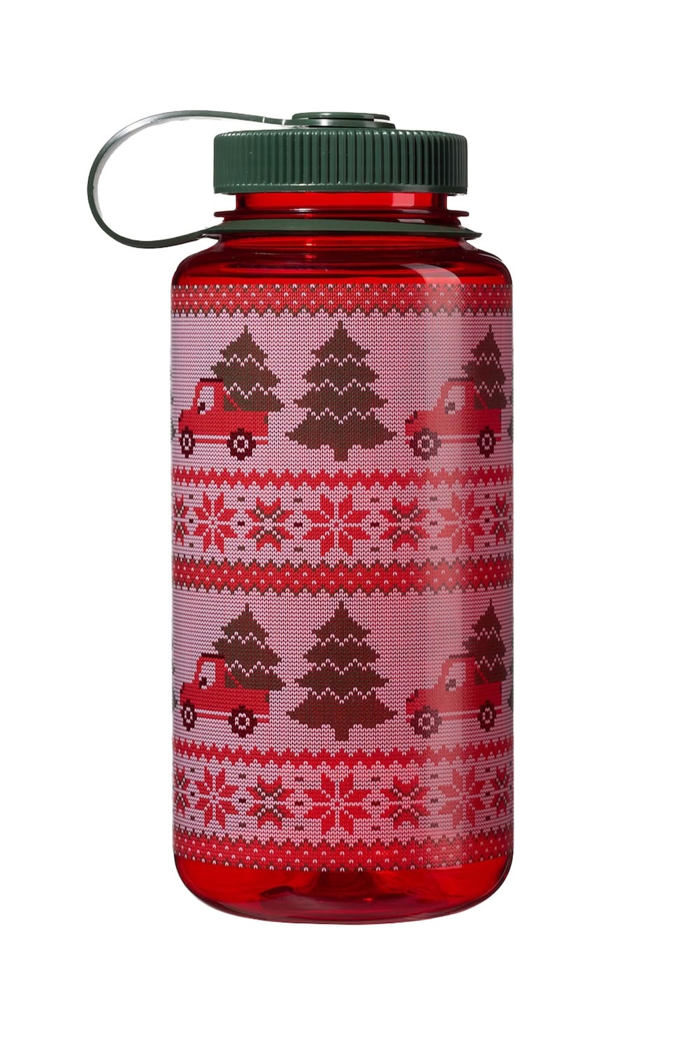 Nalgene product image: 32oz Wide Mouth Ugly Sweater Bottle D5 — 32oz Wide Mouth Ugly Sweater Bottle